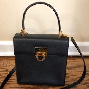 Authentic Salvatore Ferragamo shoulder handbag